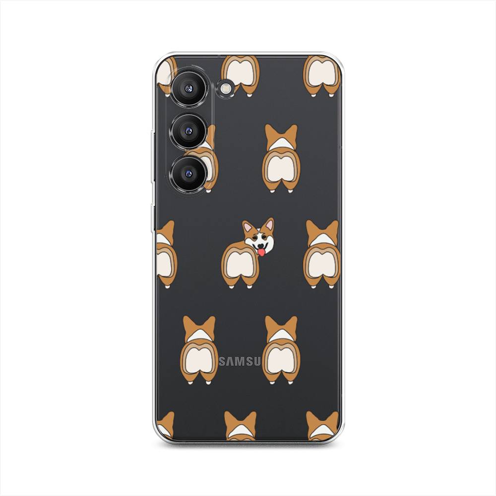 

Чехол Awog на Samsung Galaxy S23 5G "Милый корги фон", Белый;бежевый;коричневый, 2107350-2