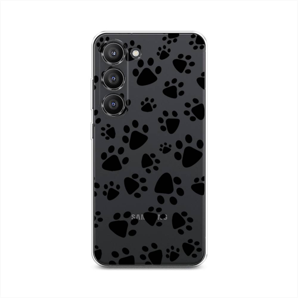 

Чехол Awog на Samsung Galaxy S23 5G "Лапки черные", Черный, 2107350-2