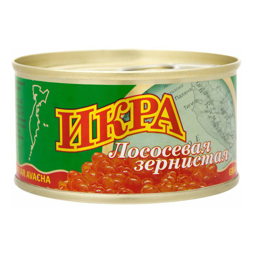 

Икра лососевая красная Авистрон зернистая 140 г