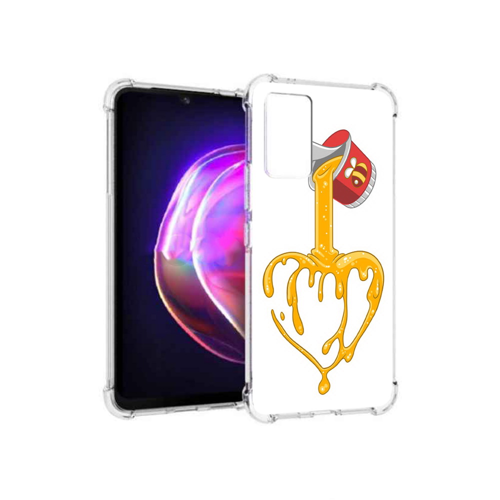 

Чехол MyPads Tocco для Vivo V21 медовое сердце (PT161781.395.471), Прозрачный, Tocco