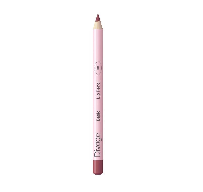 

Карандаш для губ Divage Basic тон 06 plum пурпурный 1,1 г
