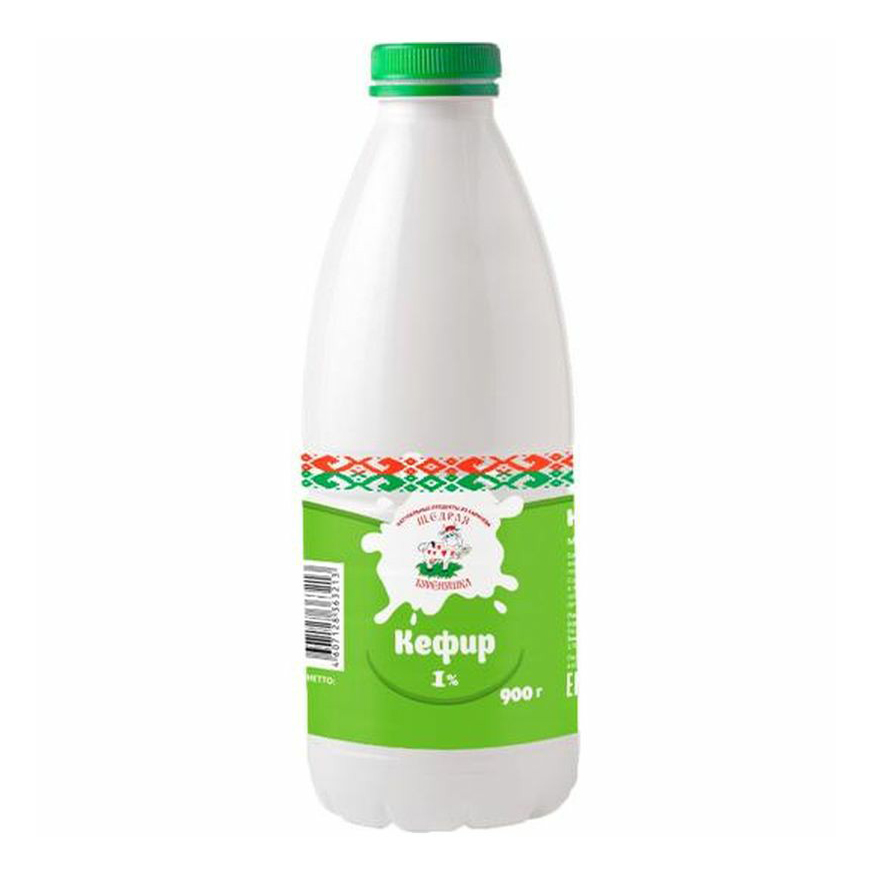 

Кефир Щедрая Буренушка 1% БЗМЖ 900 г