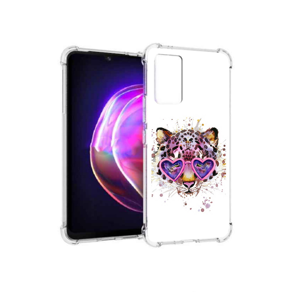 

Чехол MyPads Tocco для Vivo V21 модный леопард (PT161781.395.480), Прозрачный, Tocco