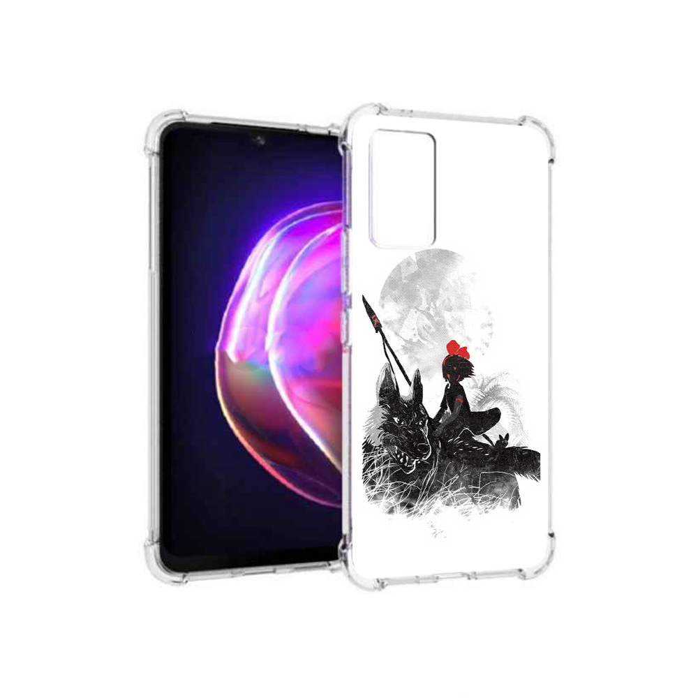 

Чехол MyPads Tocco для Vivo V21 мононоке (PT161781.395.481), Прозрачный, Tocco