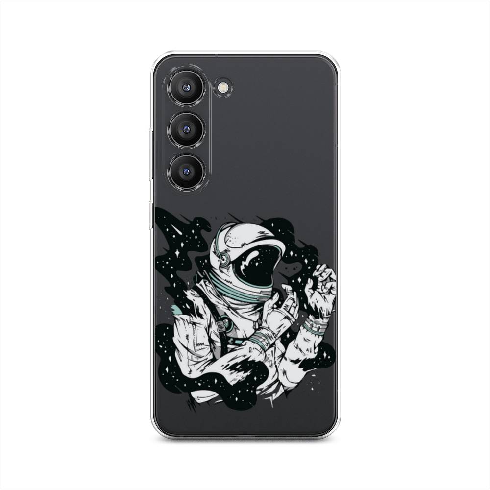 

Чехол Awog на Samsung Galaxy S23 5G "Космонавт арт", Черный;бежевый;белый, 2107350-7