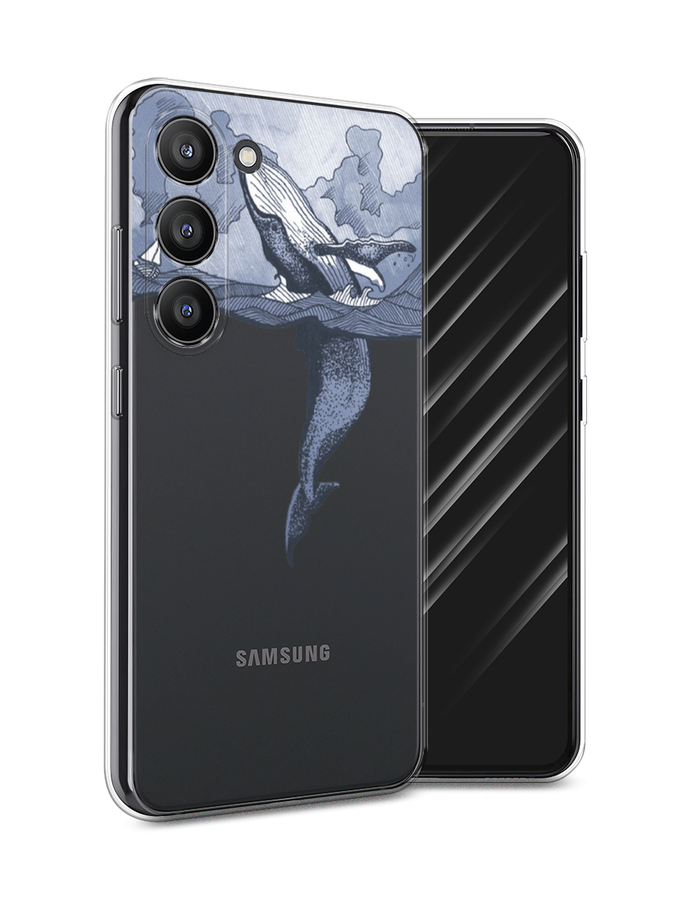 

Чехол Awog на Samsung Galaxy S23 5G "Два измерения", Голубой;черный;прозрачный, 2107350-7