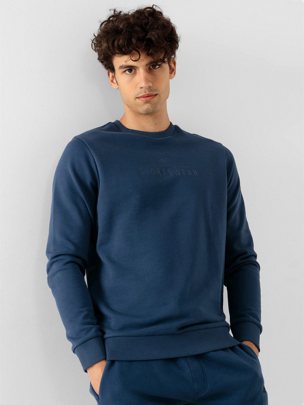 

Свитшот мужской 4F NOSH4-BLM350 синий 2XL, NOSH4-BLM350