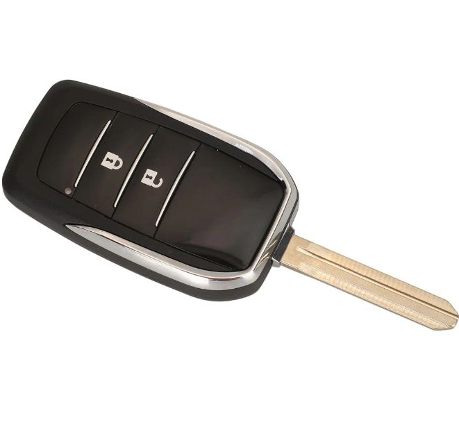 

Корпус выкидного ключа Lexus, Toyota 2008+ 2 Кнопки, Черный, черный