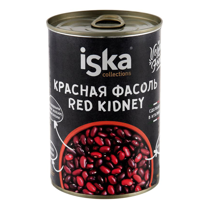 Фасоль Iska Red Kidney красная консервированная 2,6 кг