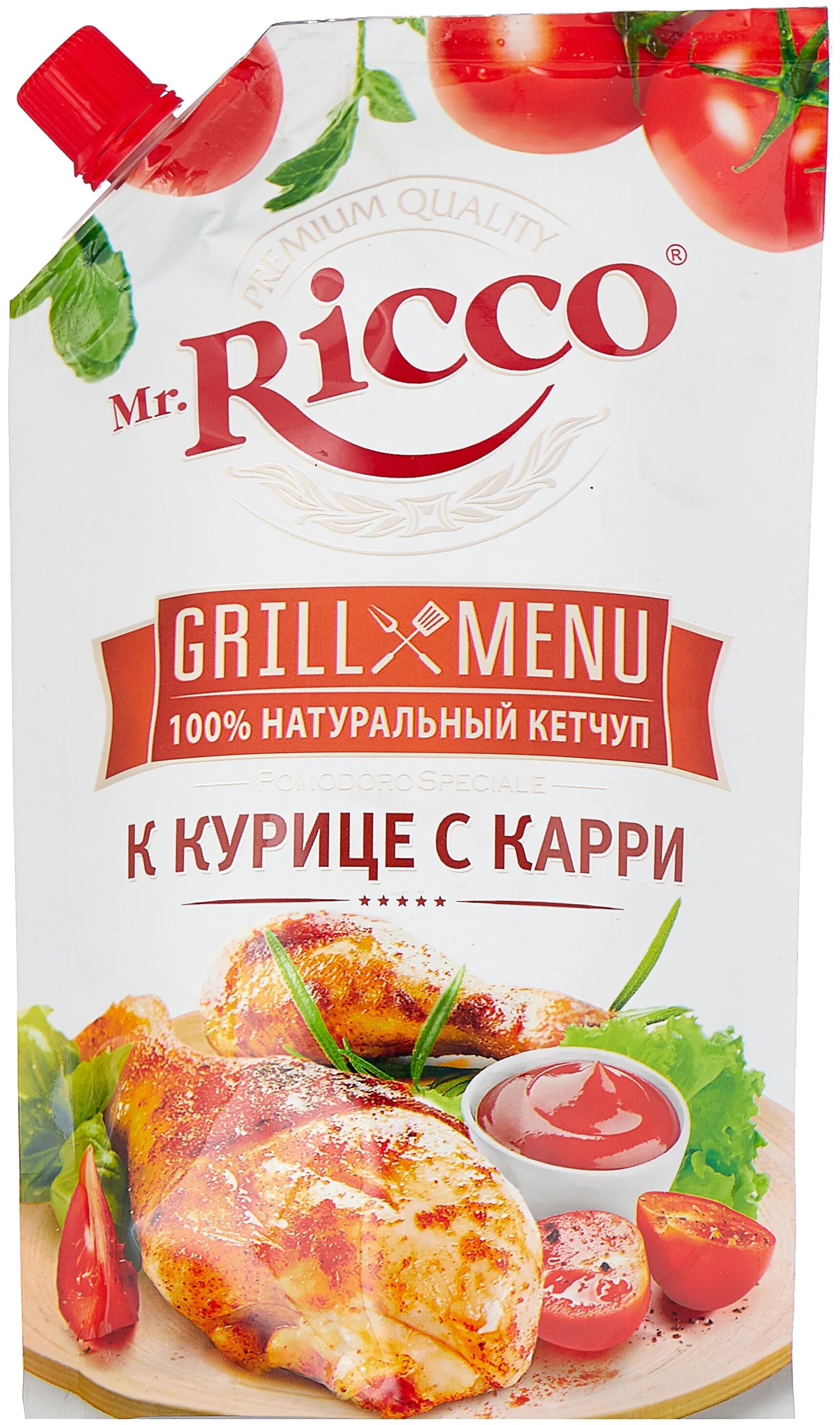 Кетчуп Mr. Ricco Grill Menu К курице с карри 350 г