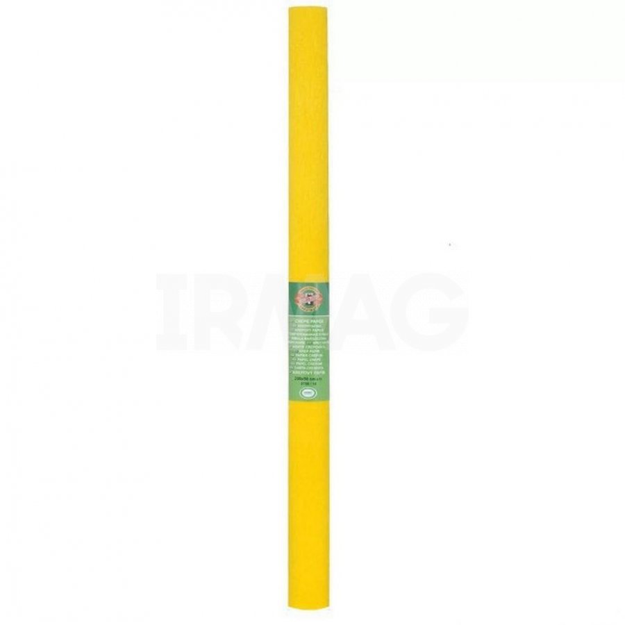 Упаковочная бумага KOH-I-NOOR креповая гофрированная желтая 2м