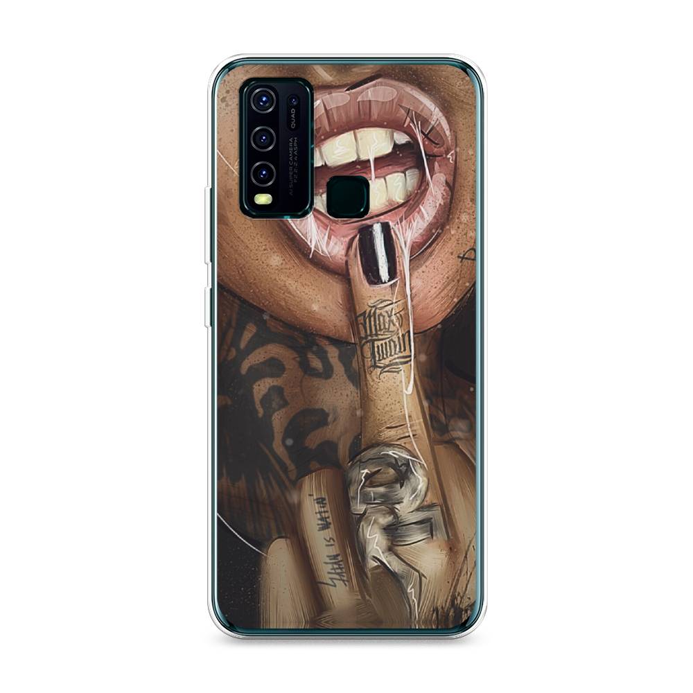 

Чехол Awog на Vivo Y30 "Девушка с татуировками", Разноцветный, 263150-9