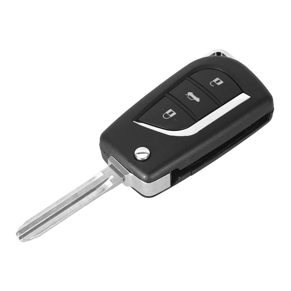 Корпус выкидного ключа Toyota 2012+ 3 Кнопки Sedan