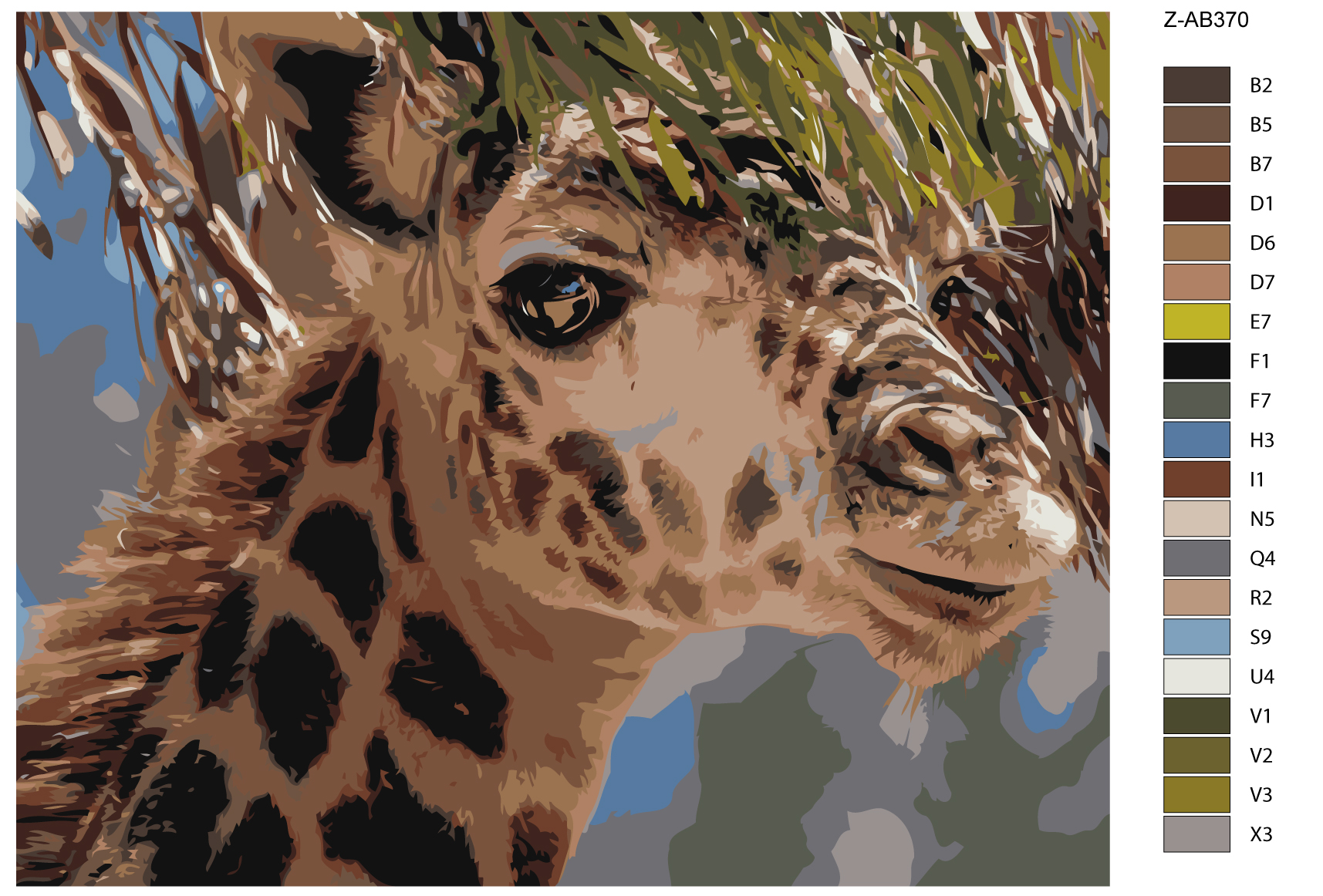 

Картина по номерам, Живопись по номерам, 48 х 60, Z-AB370, Z-AB370