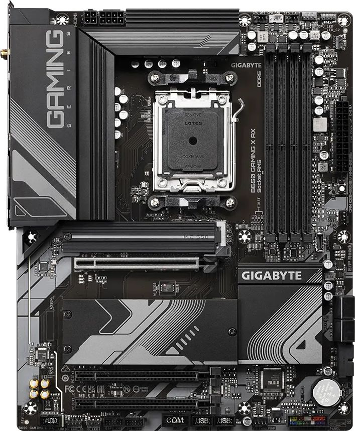 Плата материнская Gigabyte B650 Gaming X AX Socket AM5, B650, 4xDDR5-5200, HDMI+DP