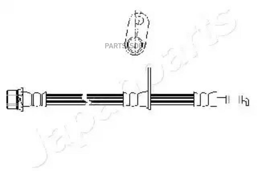 Шланг Тормозной Japanparts tf2041