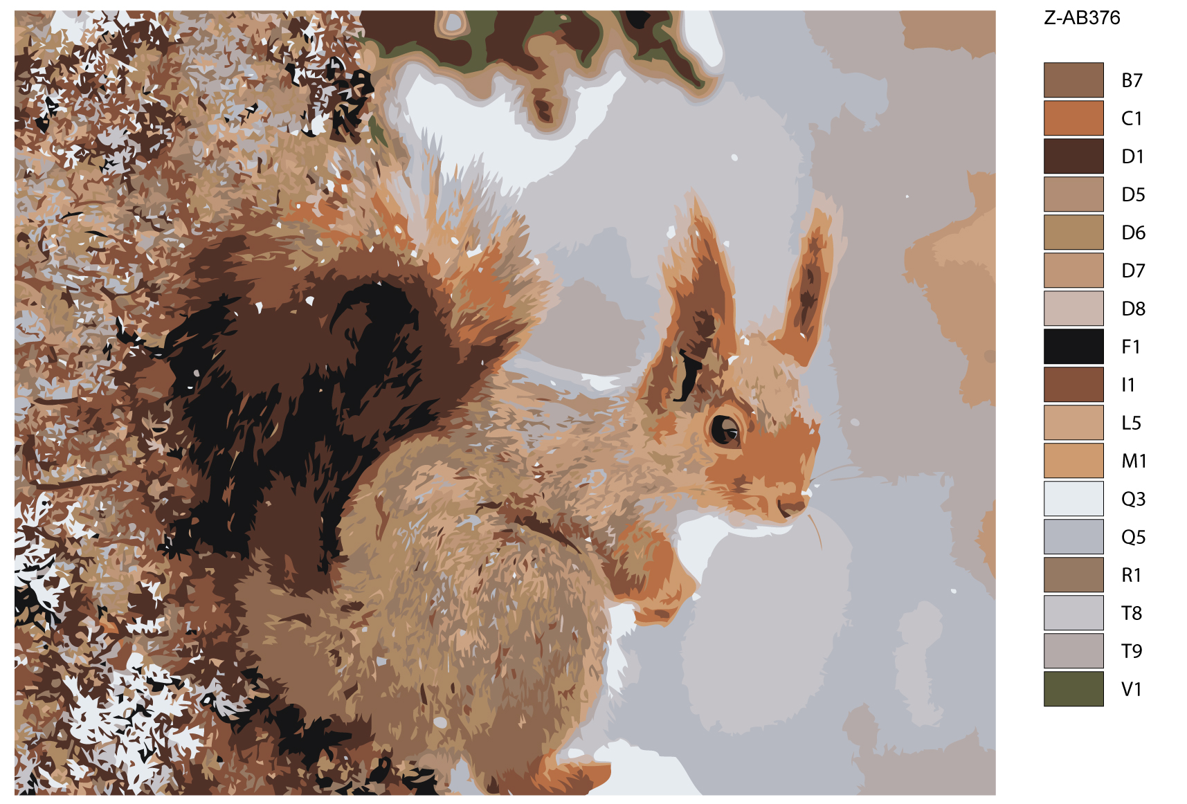 

Картина по номерам, Живопись по номерам, 72 х 90, Z-AB376, Z-AB376