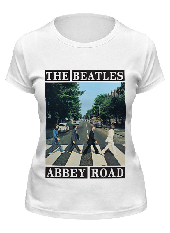 

Футболка женская Printio The beatles белая L, Белый, The beatles