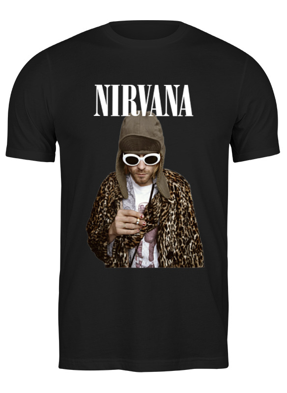 

Футболка мужская Printio Nirvana kurt cobain черная L, Черный, Nirvana kurt cobain