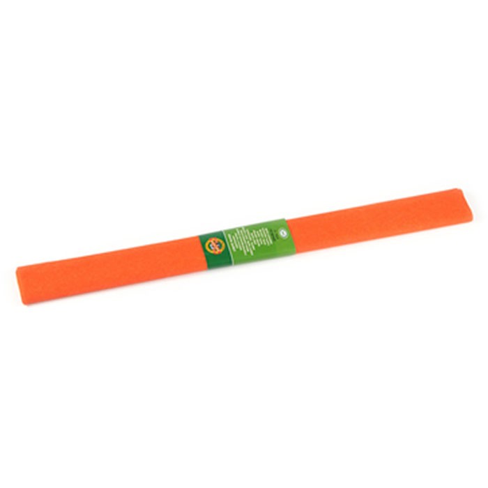 Упаковочная бумага KOH-I-NOOR креповая гофрированная оранжевая 2м