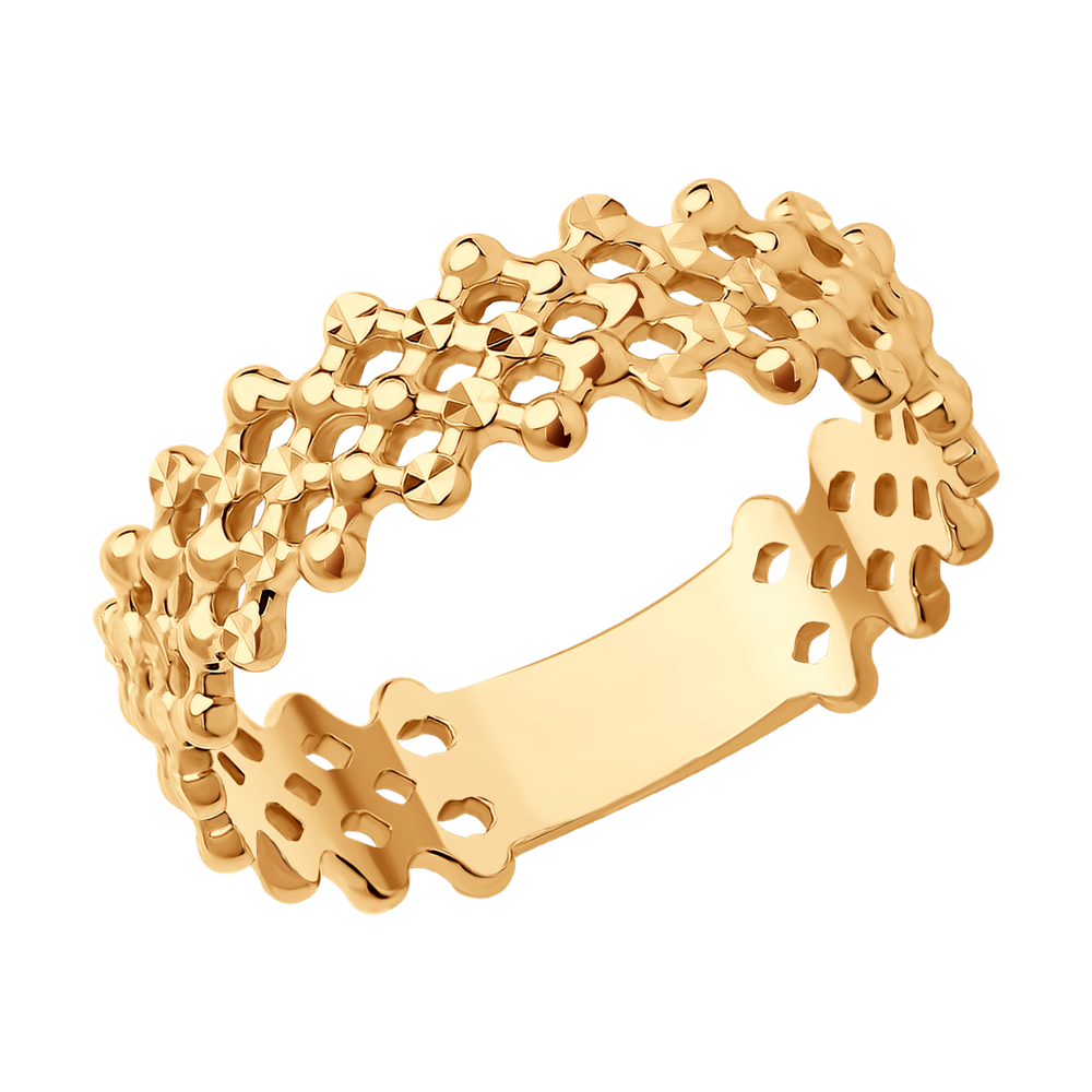 

Кольцо из красного золота р. 16,5 SOKOLOV 019138, 019138