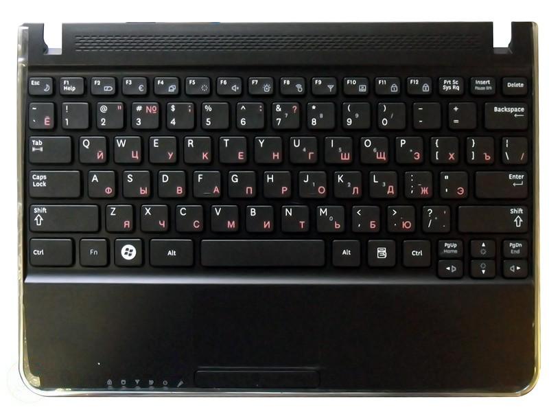 

Клавиатура для ноутбука Samsung N210 N220 топ-панель черная