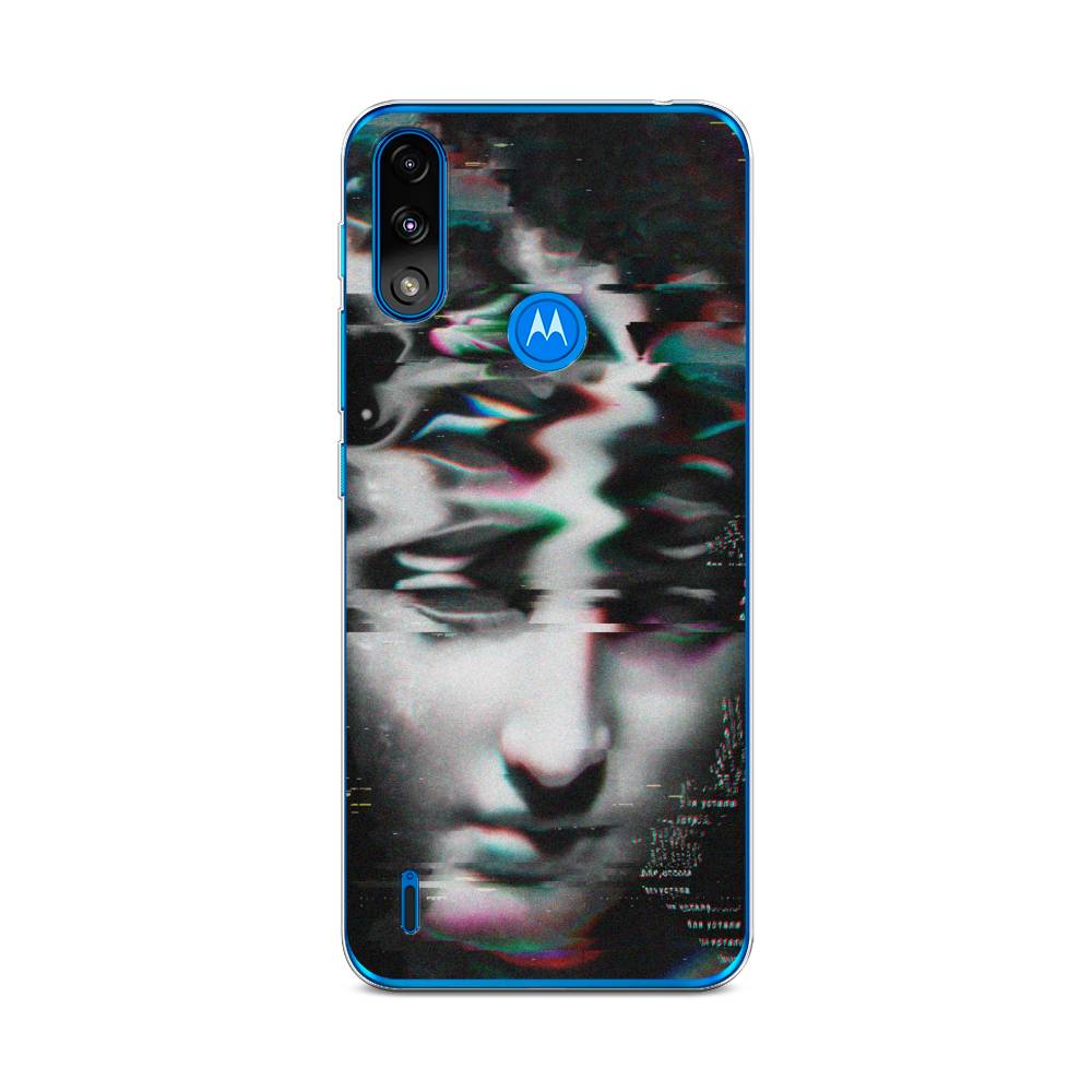 

Чехол Awog на Lenovo K13/Motorola Moto E7 Power "Glitch Art", Разноцветный, 242450-9