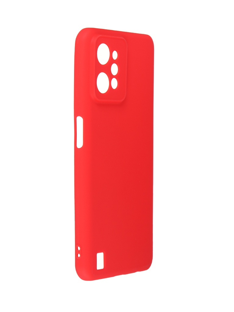 

Чехол DF для Realme C31 Silicone Red rmCase-19, Красный, Realme C31