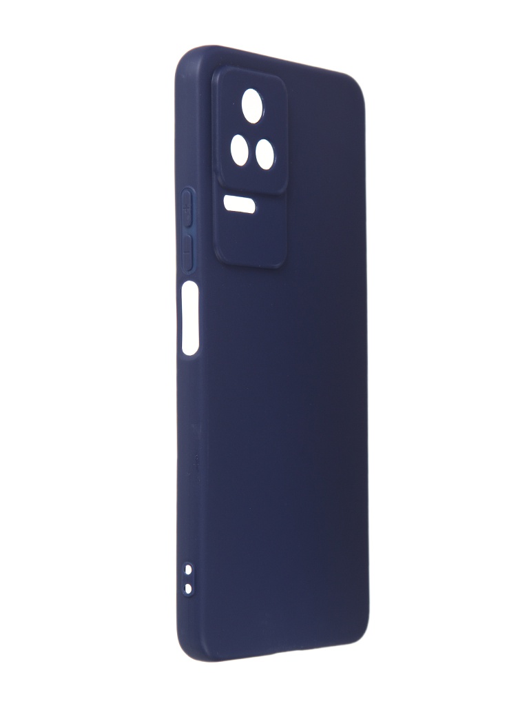 фото Чехол df для poco f4 5g silicone blue pocase-07 df-group