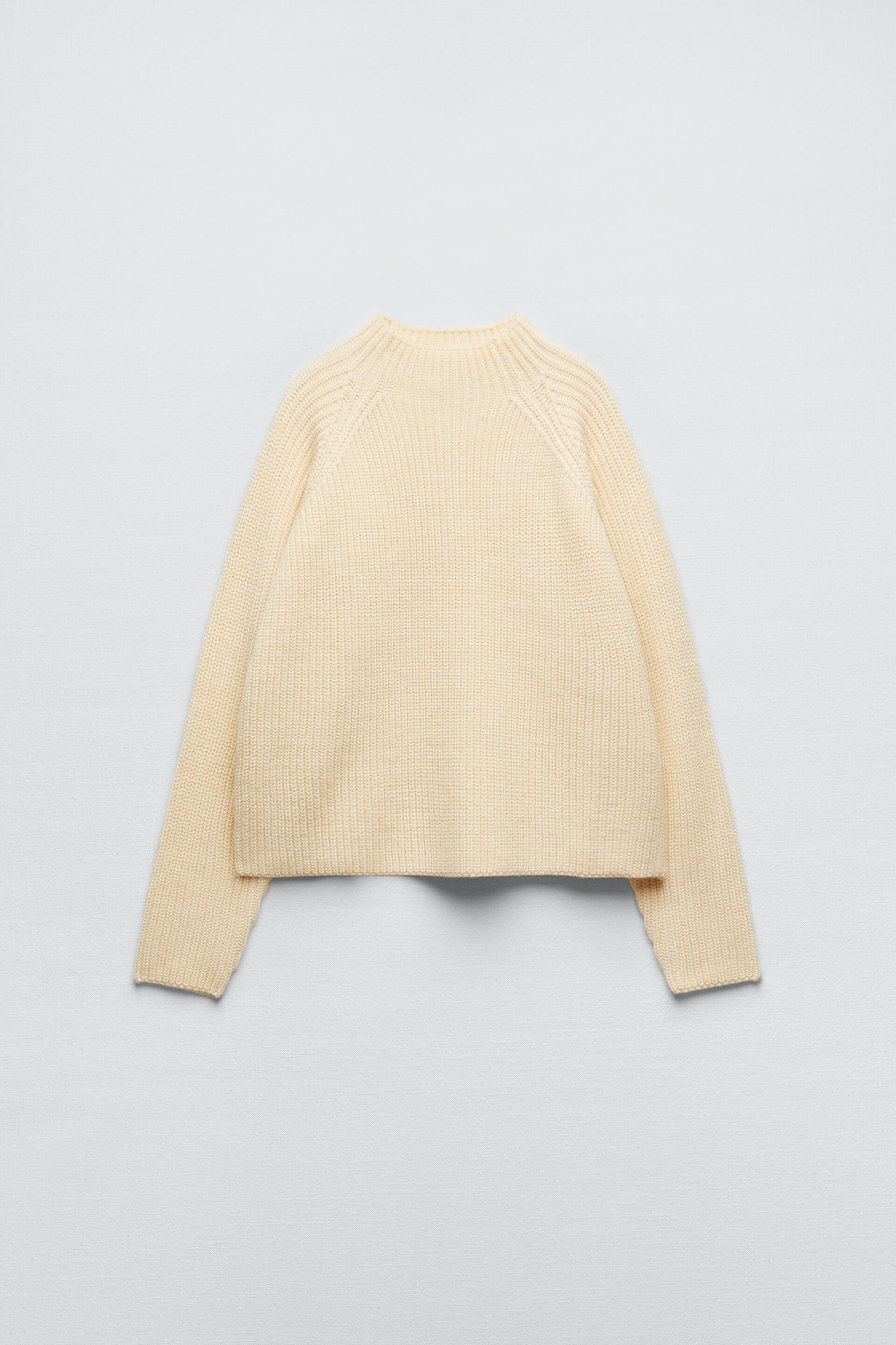 

Джемпер женский ZARA 03519117 бежевый L (доставка из-за рубежа), 03519117