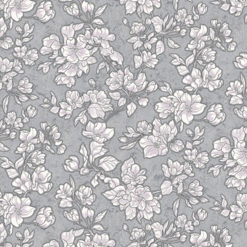 

Обои серые Anturage Jasmine 168442-24 1,06x10м