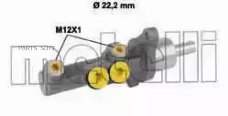 

Главный Тормозной Цилиндр METELLI 050720