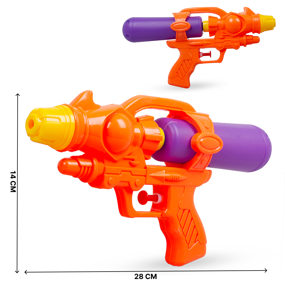 Бластер игрушечный водный 627-2 25см оранжевый