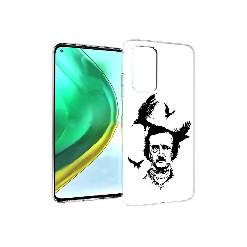 

Чехол MyPads Tocco для Xiaomi Mi 10T Pro Эдгар Аллан черно белый (PT154683.267.204), Прозрачный, Tocco