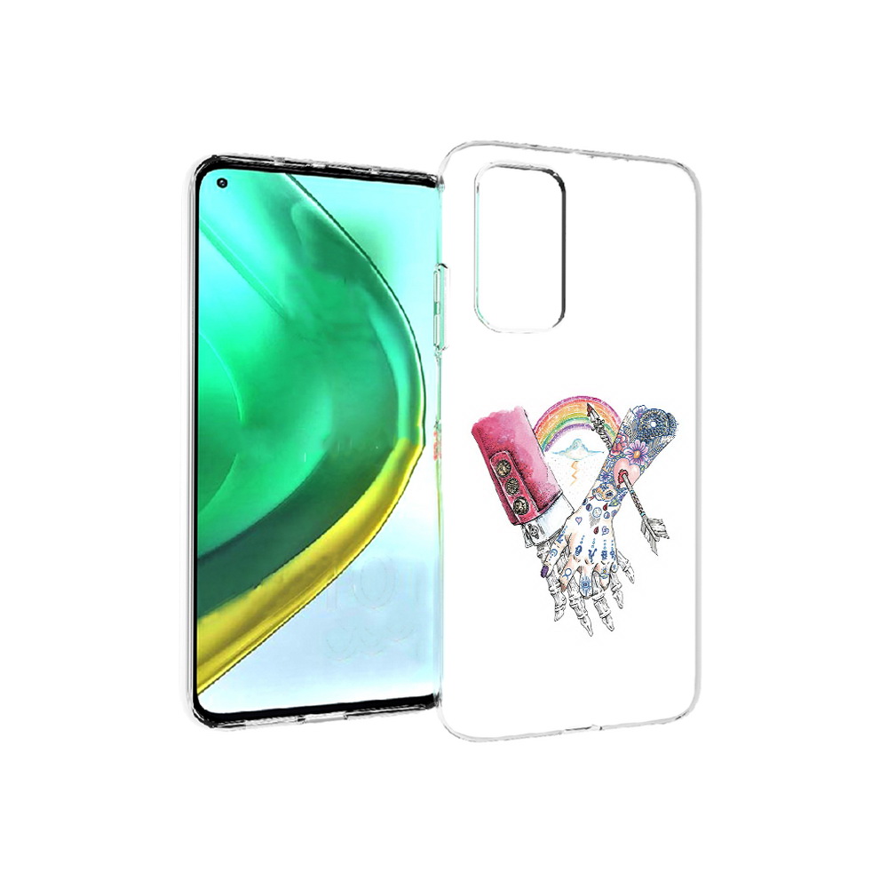 

Чехол MyPads Tocco для Xiaomi Mi 10T Pro абстракция руки в татуировках (PT154683.267.212), Прозрачный, Tocco