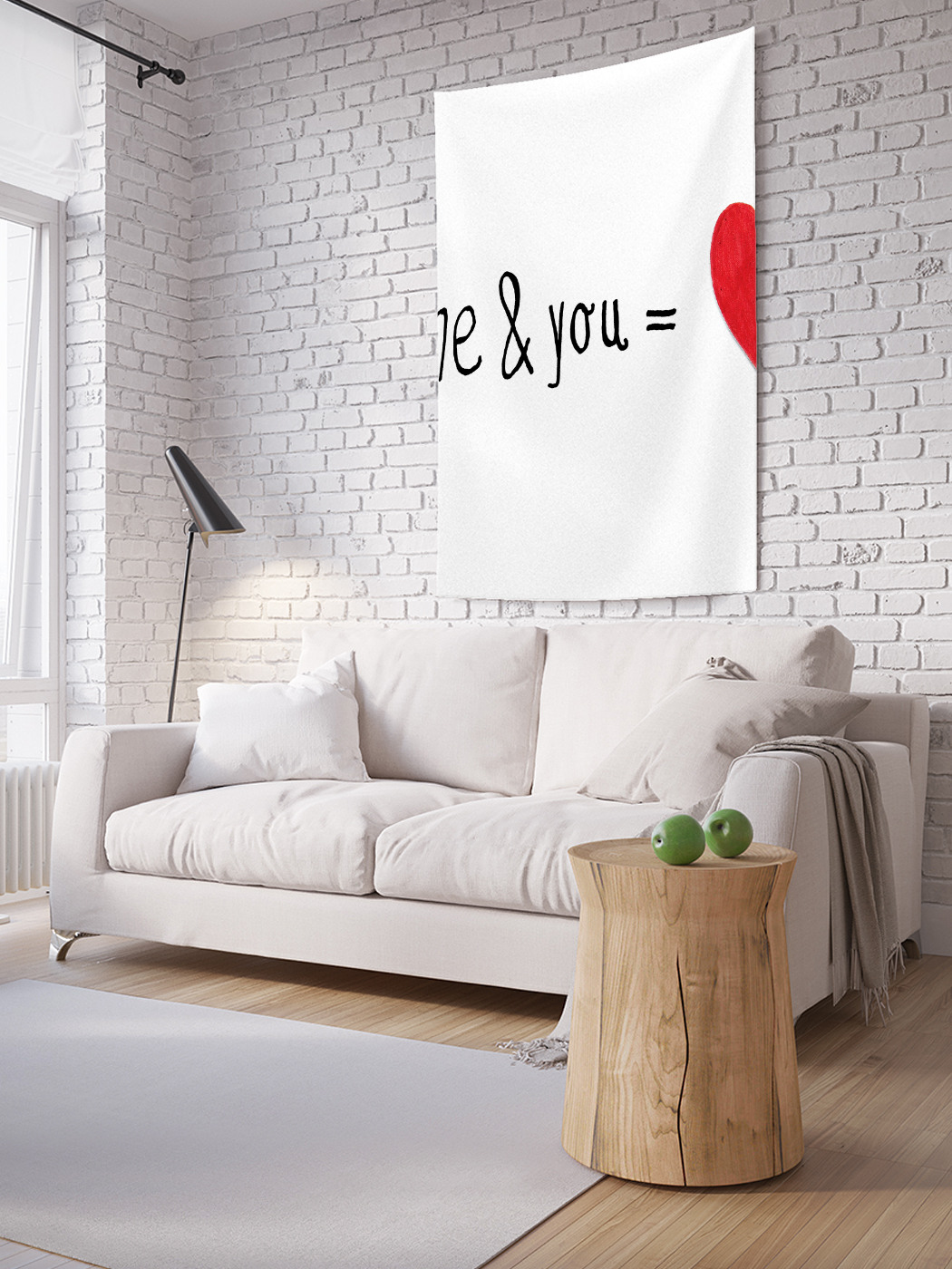 

Вертикальное фотопанно на стену JoyArty Я и ты 150x200 см, Я и ты