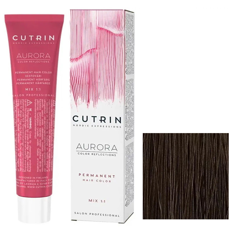 Краска для волос CUTRIN AURORA Permanent Hair Color 6.37G Золотое дерево 60 мл золотое платье