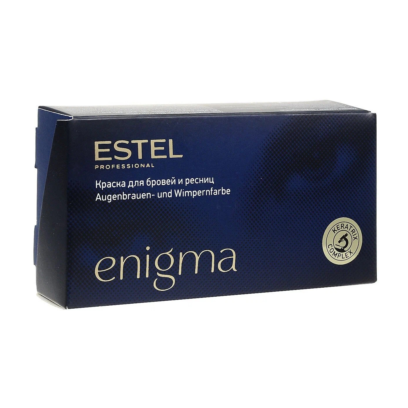 Краска для бровей Estel Enigma Иссиня-черный 2х20 мл краска для бровей estel enigma графит 2х20 мл