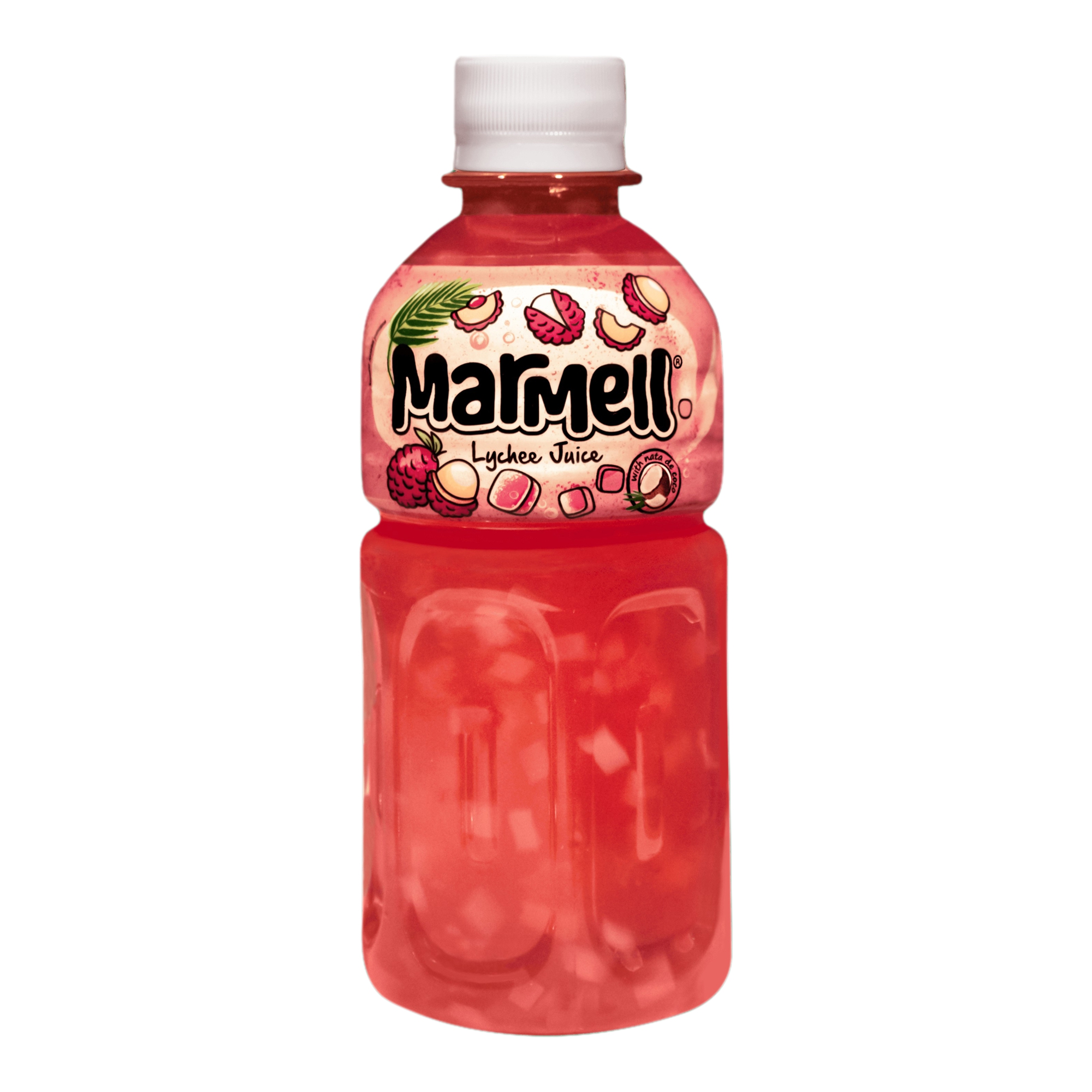Напиток сокосодержащий Marmell со вкусом личи с кусочками кокосового желе 320 мл