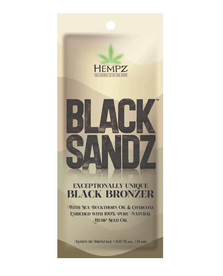 Лосьон-активатор Hempz Black Sandz для загара в солярии с бронзатором 15 мл лосьон для загара hempz beach bud с комплексным бронзированием 250 мл