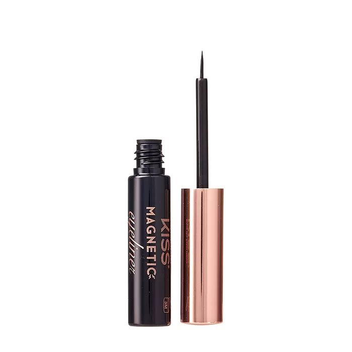 Подводка для накладных ресниц Kiss Black Magnetic Eyeliner магнитная, черная, 3 мл подводка kiki черная 3 г