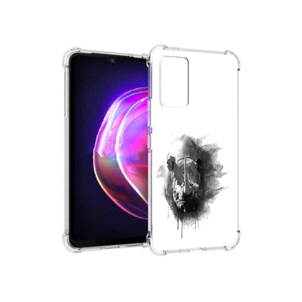 

Чехол MyPads Tocco для Vivo V21 носорог (PT161781.395.523), Прозрачный, Tocco