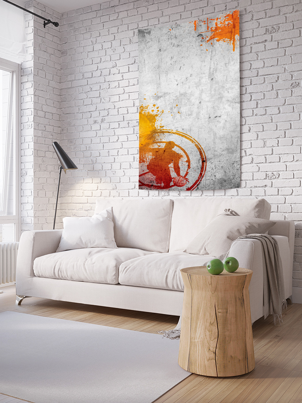 

Вертикальное фотопанно на стену JoyArty Фантомный баскетбол 150x200 см, Фантомный баскетбол