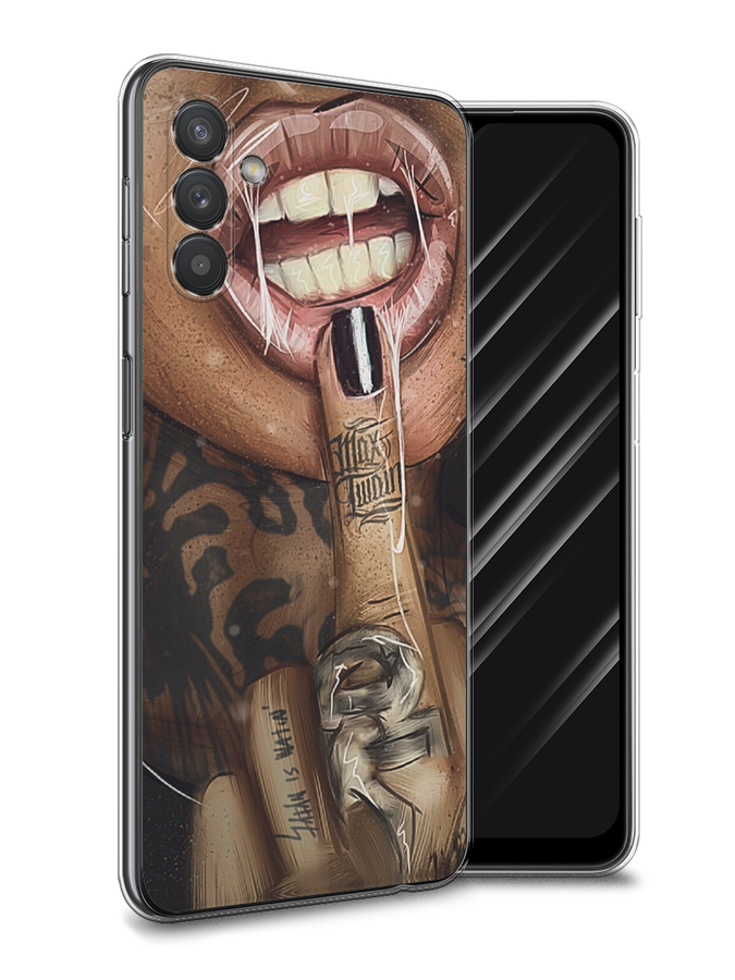 

Чехол Awog на Samsung Galaxy A13 5G / Самсунг A13 5G "Девушка с татуировками", Разноцветный, 2104150-9