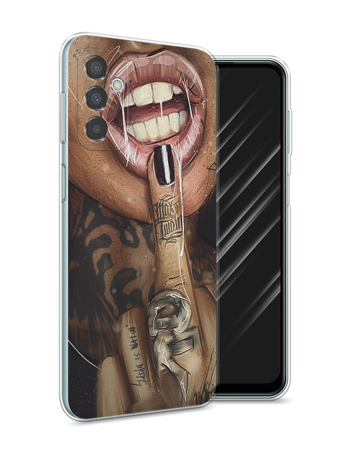 

Чехол Awog на Samsung Galaxy M23 5G / Самсунг M23 5G "Девушка с татуировками", Разноцветный, 2105550-9