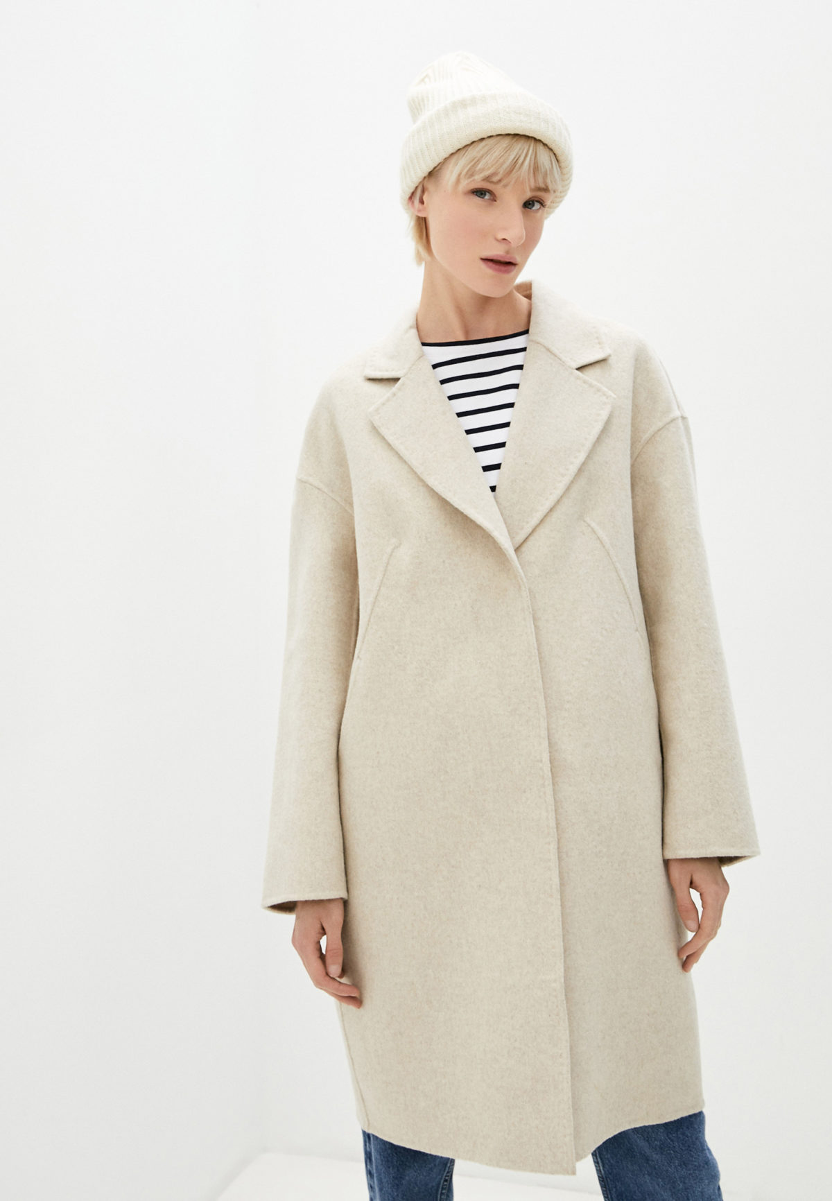 

Пальто женское La Biali D-006/121 бежевое M, D-006/121