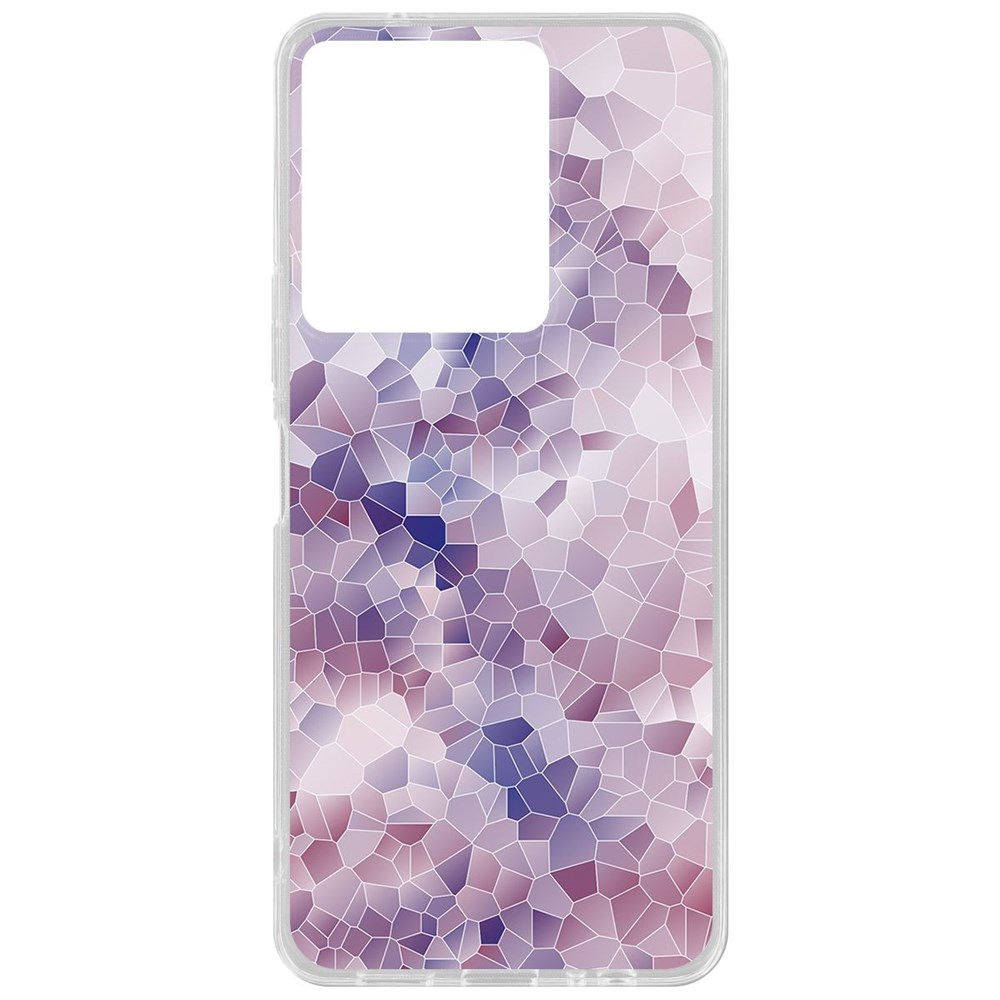 

Чехол-накладка Krutoff Clear Case Витраж 2 для Vivo Y36, Прозрачный