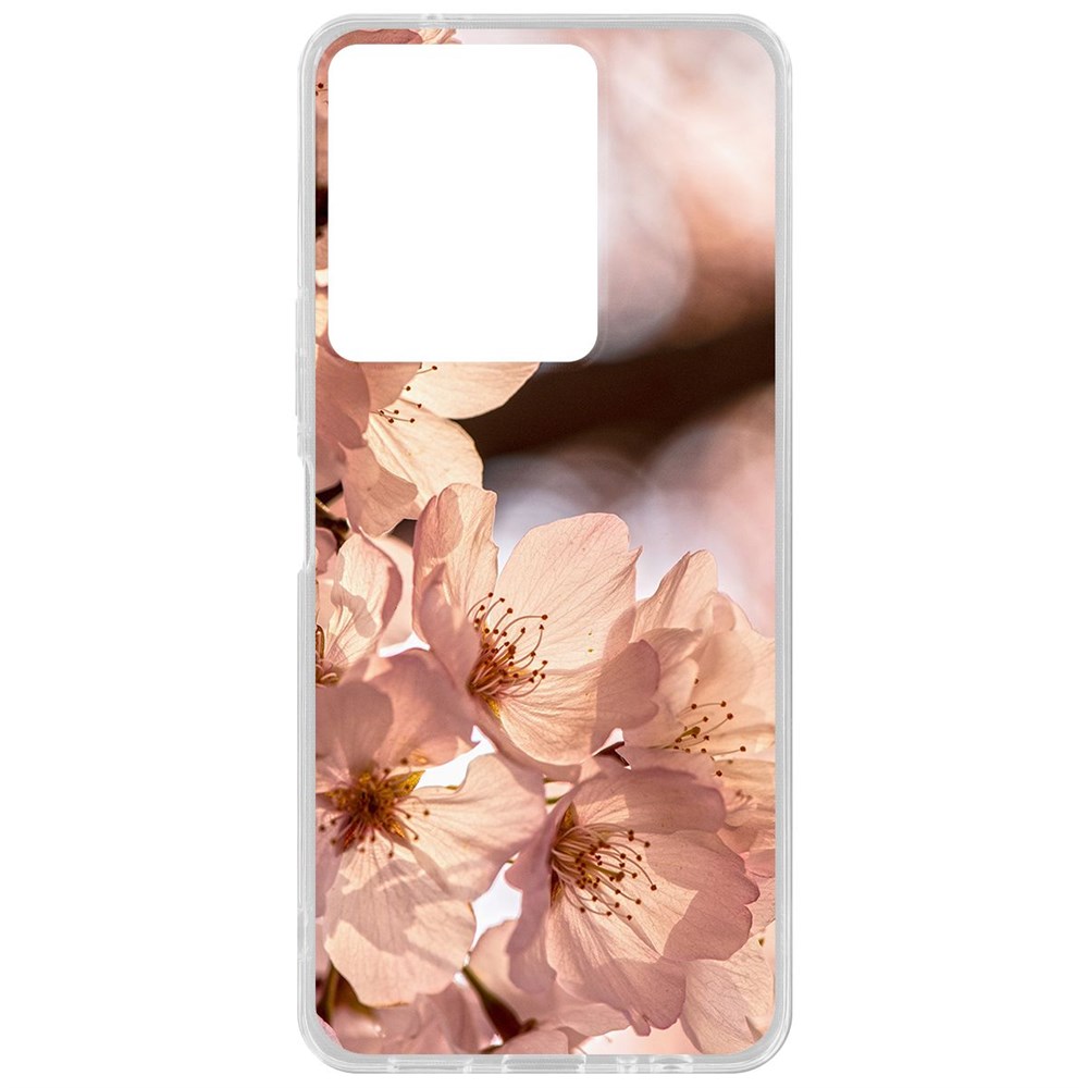 

Чехол-накладка Krutoff Clear Case Ранняя весна для Vivo Y36, Прозрачный
