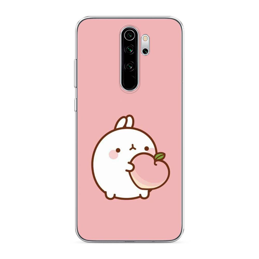 фото Чехол awog "кролик с персиком" для xiaomi redmi note 8 pro