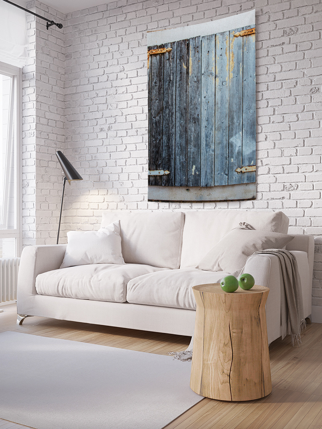 

Вертикальное фотопанно на стену JoyArty Ржавые ставни 150x200 см, Ржавые ставни